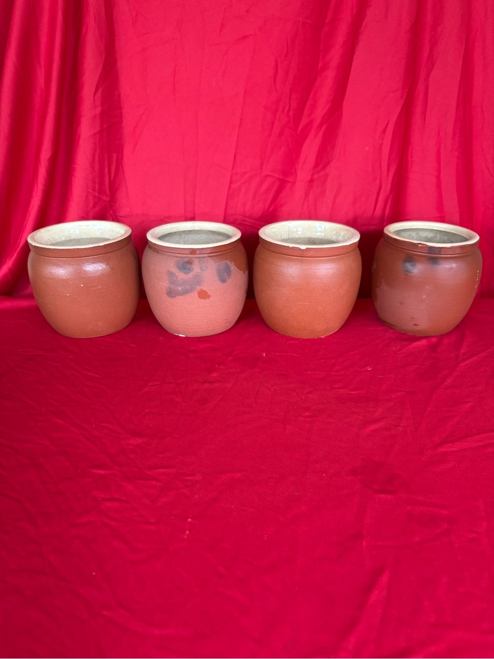 Handmade Terracotta Pot Set - Rustic Brown Home Art Planters